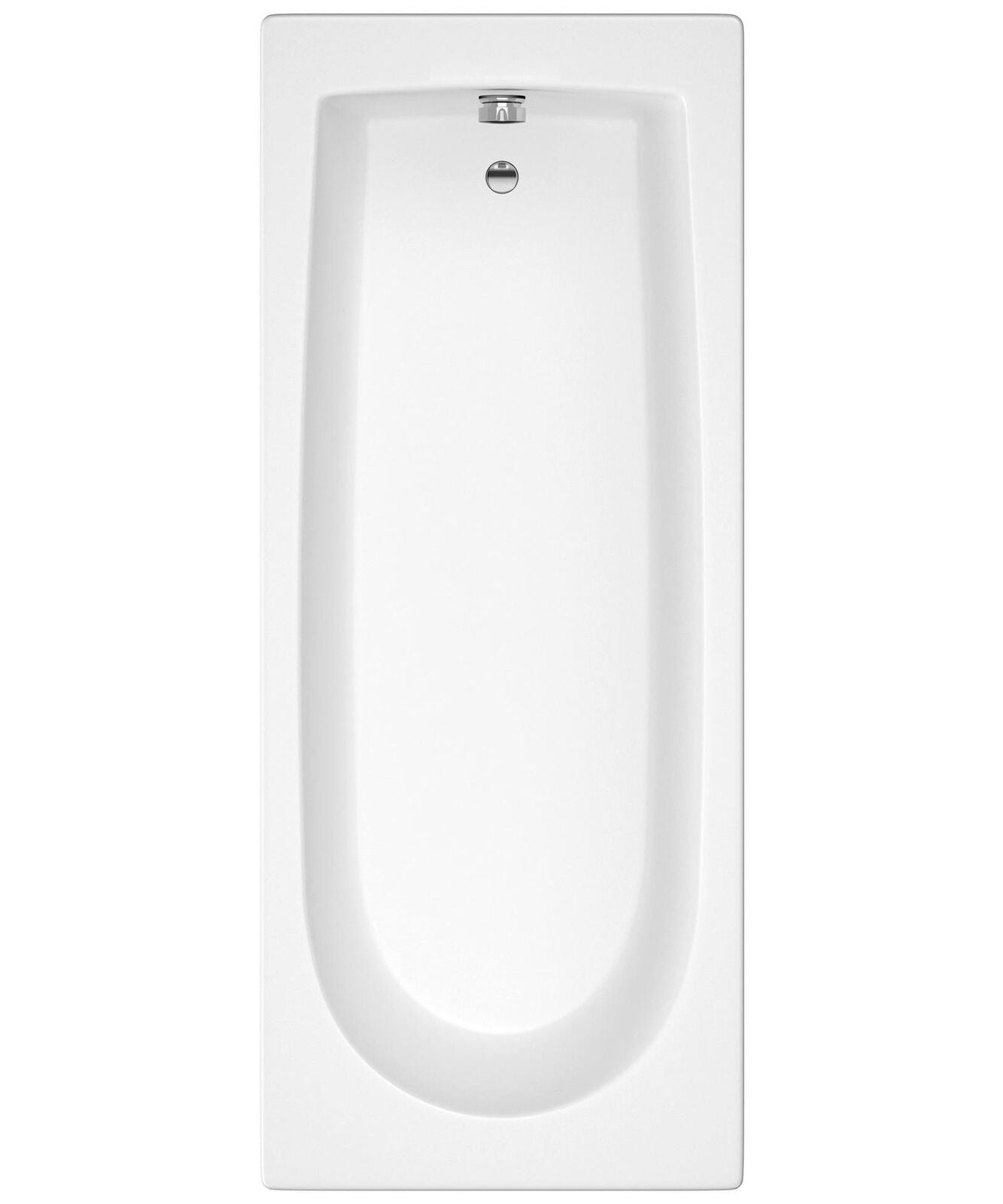Bath Bathtub Round Single Bathroom Ended Straight Resin White Bathtub Soak