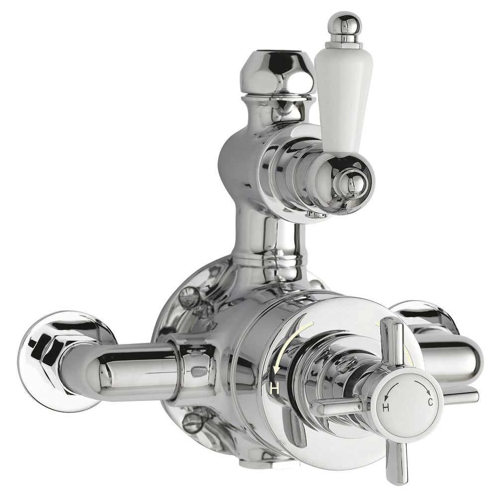Period 1 Outlet Thermostatic Exposed Shower Valve - Chrome