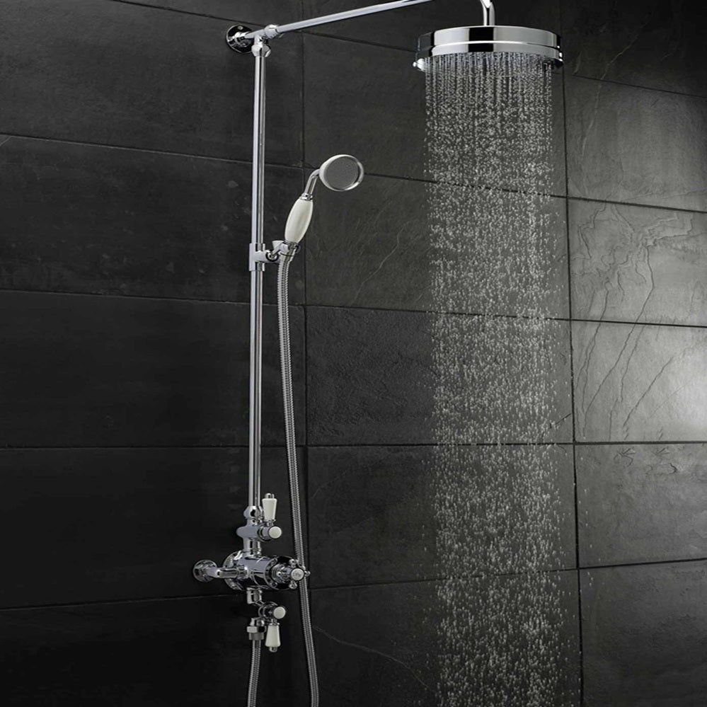 Classique 2 Outlet Exposed Thermostatic Shower Valve - Chrome