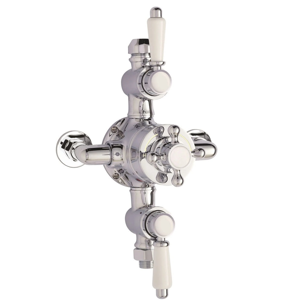 Classique 2 Outlet Exposed Thermostatic Shower Valve - Chrome