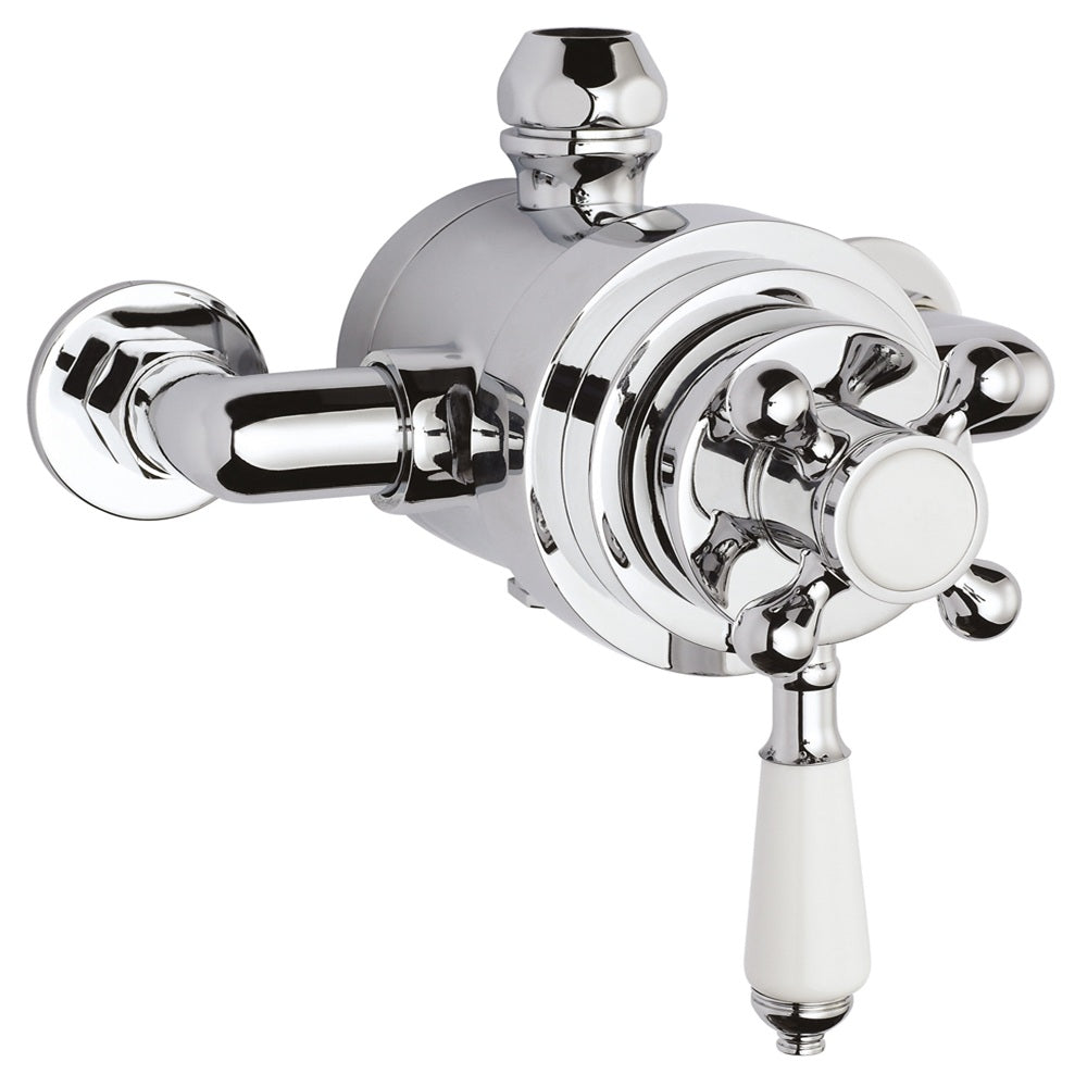Classique Thermostatic 1 Outlet Exposed Shower Valve - Chrome