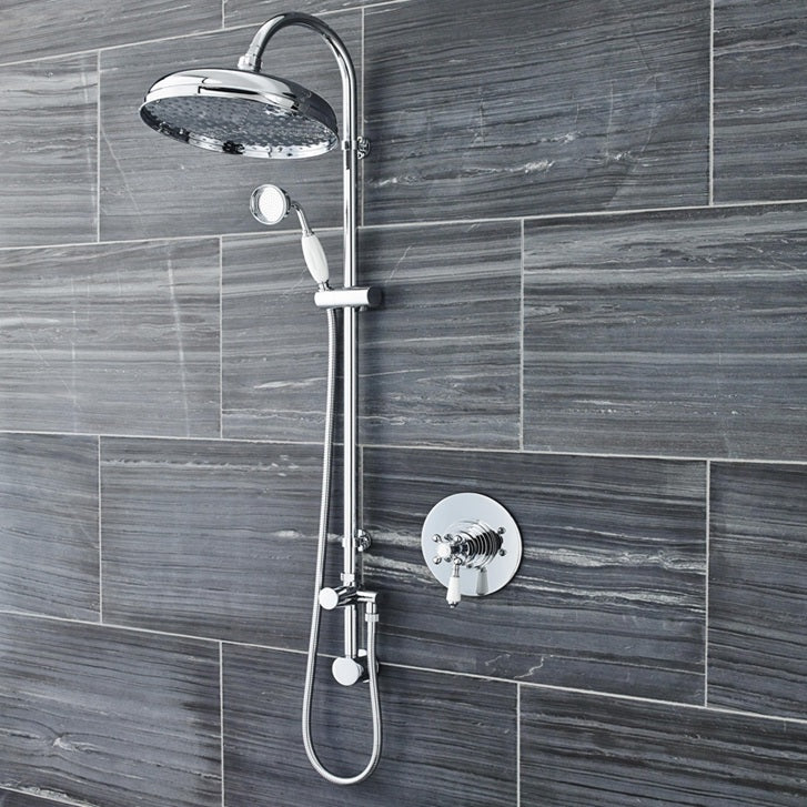 Classique 1 Outlet Thermostatic Concealed Shower Valve - Chrome