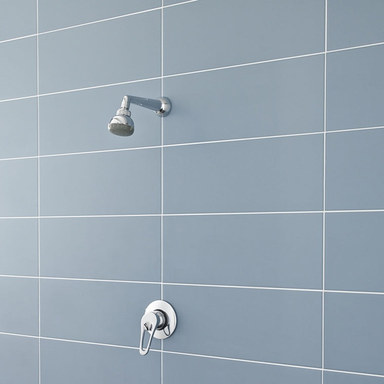 Knurl Manual 1 Outlet Concealed Shower Valve - Chrome