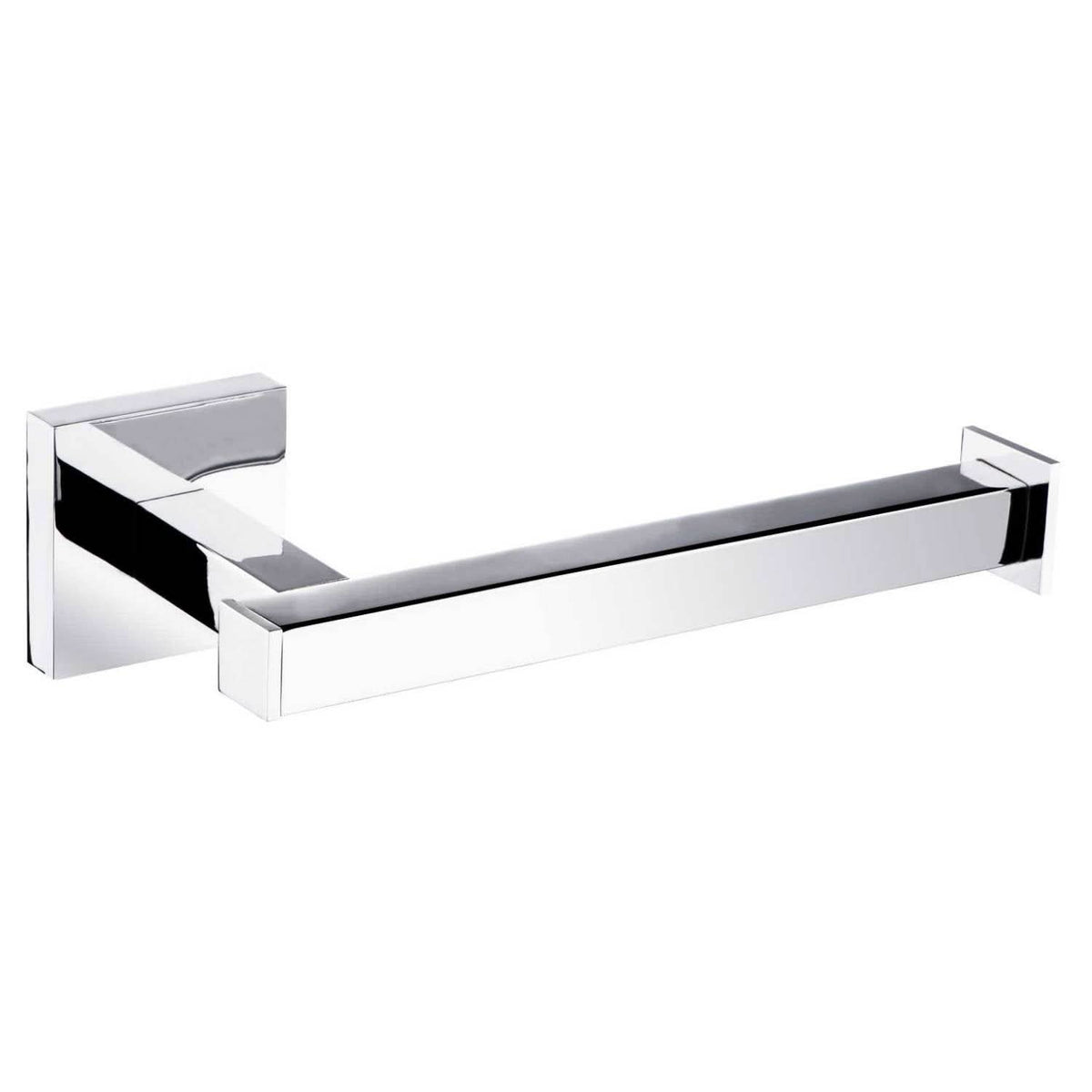 Vanta Wall Mounted Modern Toilet Roll Holder - Chrome