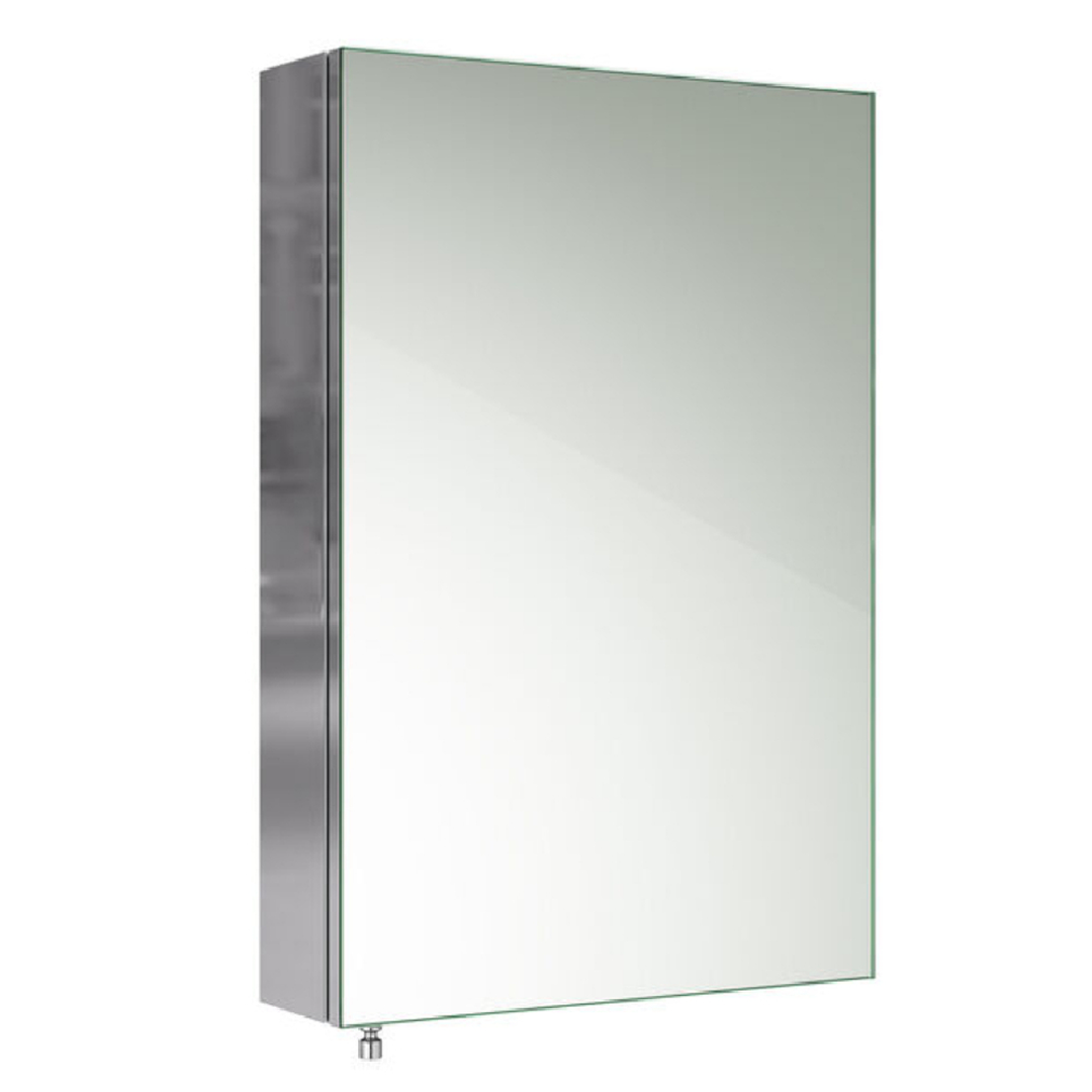 Porto 1 Door Non Illuminated Mirror Cabinet - 600mm x 400mm