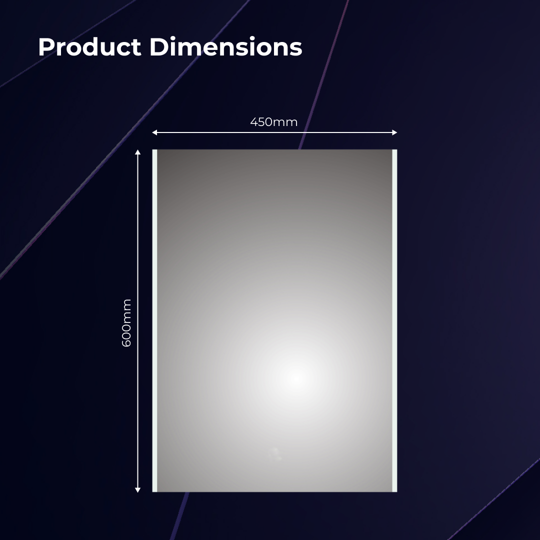 Nebula Infrared Sensor LED Illuminated Mirror with Demister