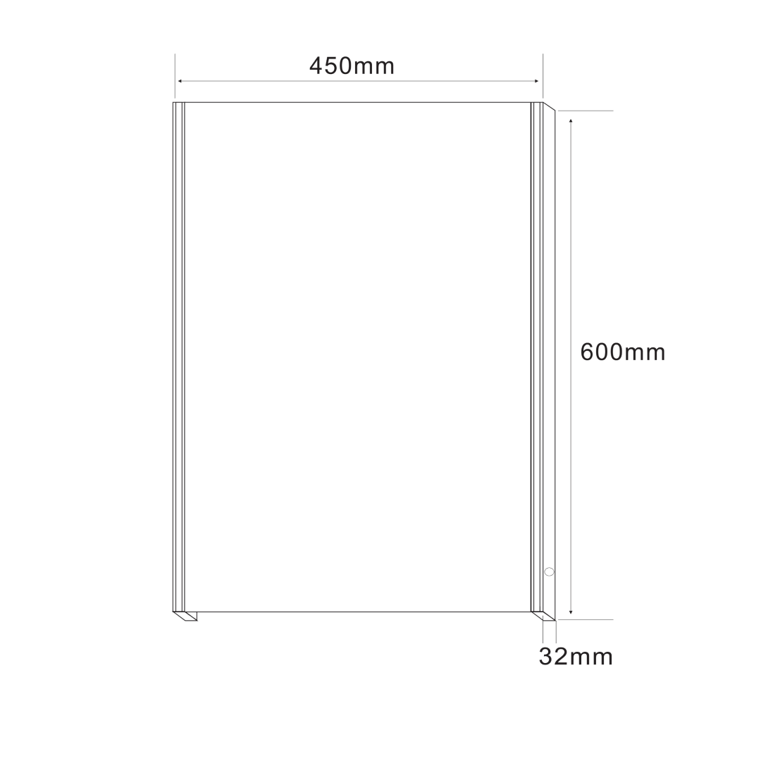 Nebula Infrared Sensor LED Illuminated Mirror with Demister