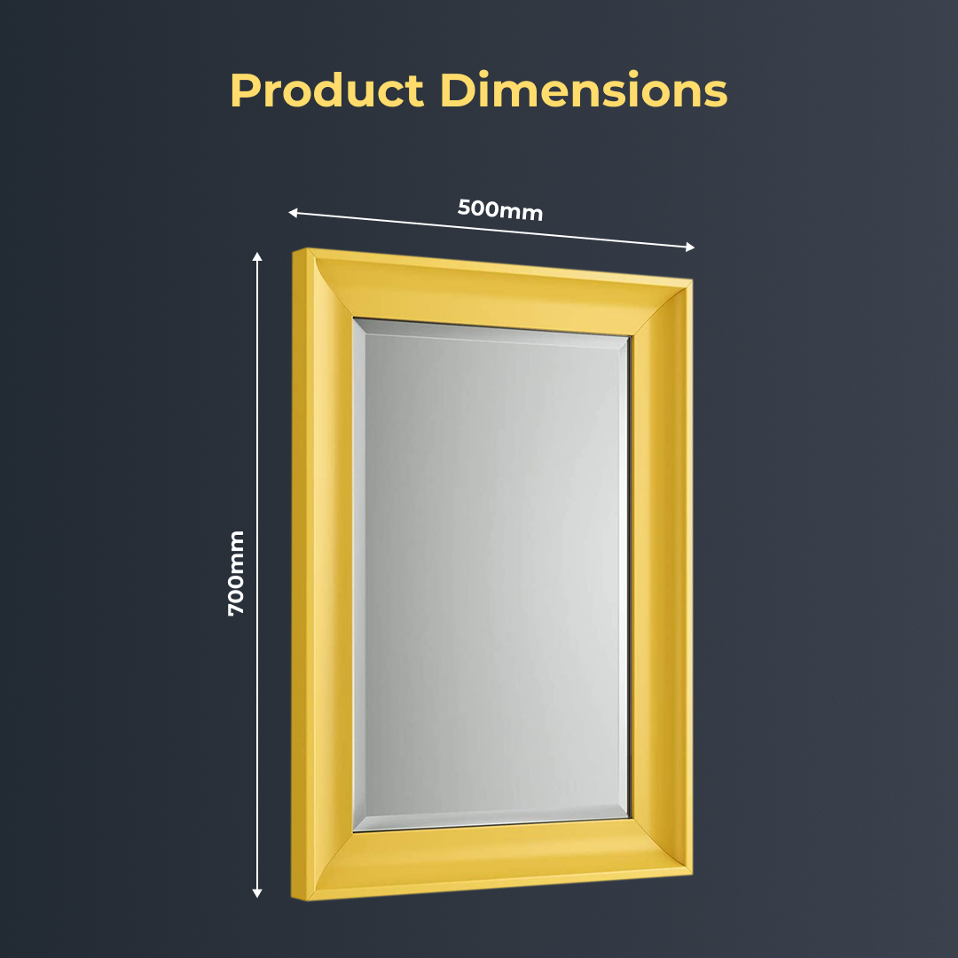 Revix Framed Non Illuminated Mirror - 700mm x 500mm
