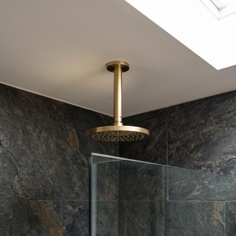 Cora Round Ceiling Mounted Shower Arm - 160mm Long
