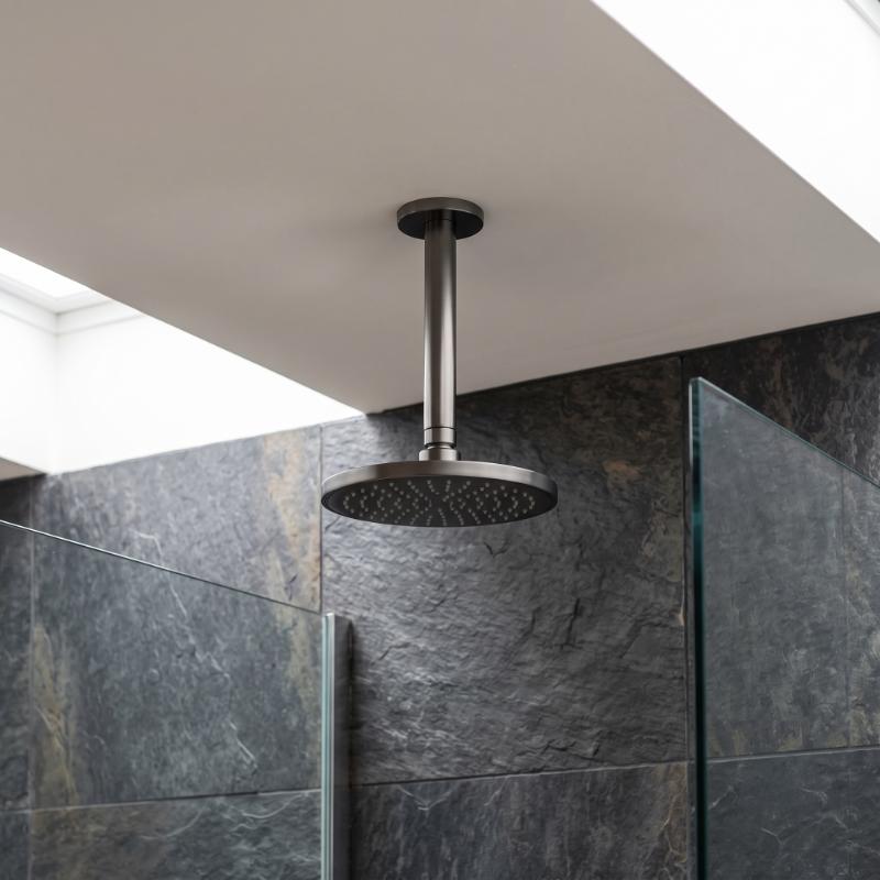 Cora Round Ceiling Mounted Shower Arm - 160mm Long