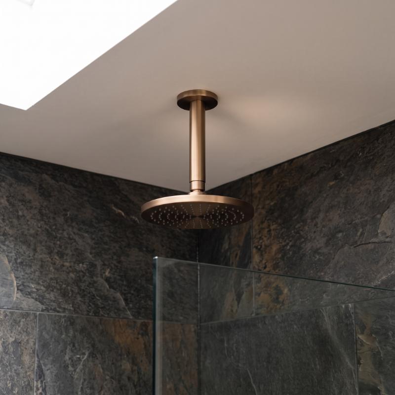 Cora Round Ceiling Mounted Shower Arm - 160mm Long