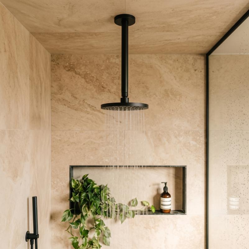Cora Round Ceiling Mounted Shower Arm - 310mm Long