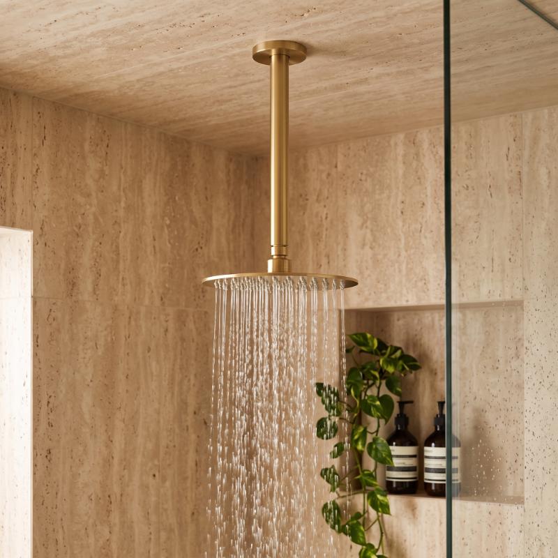 Cora Round Ceiling Mounted Shower Arm - 310mm Long