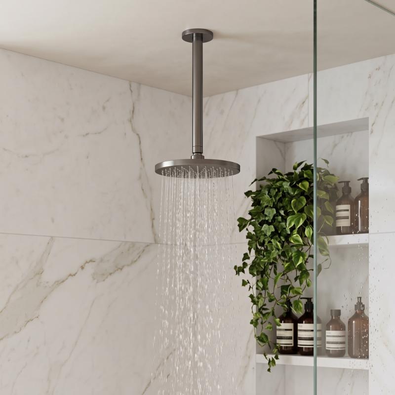 Cora Round Ceiling Mounted Shower Arm - 310mm Long