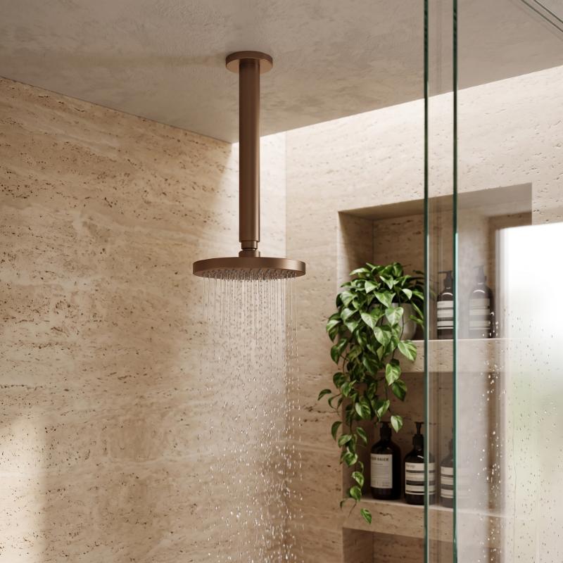Cora Round Ceiling Mounted Shower Arm - 310mm Long