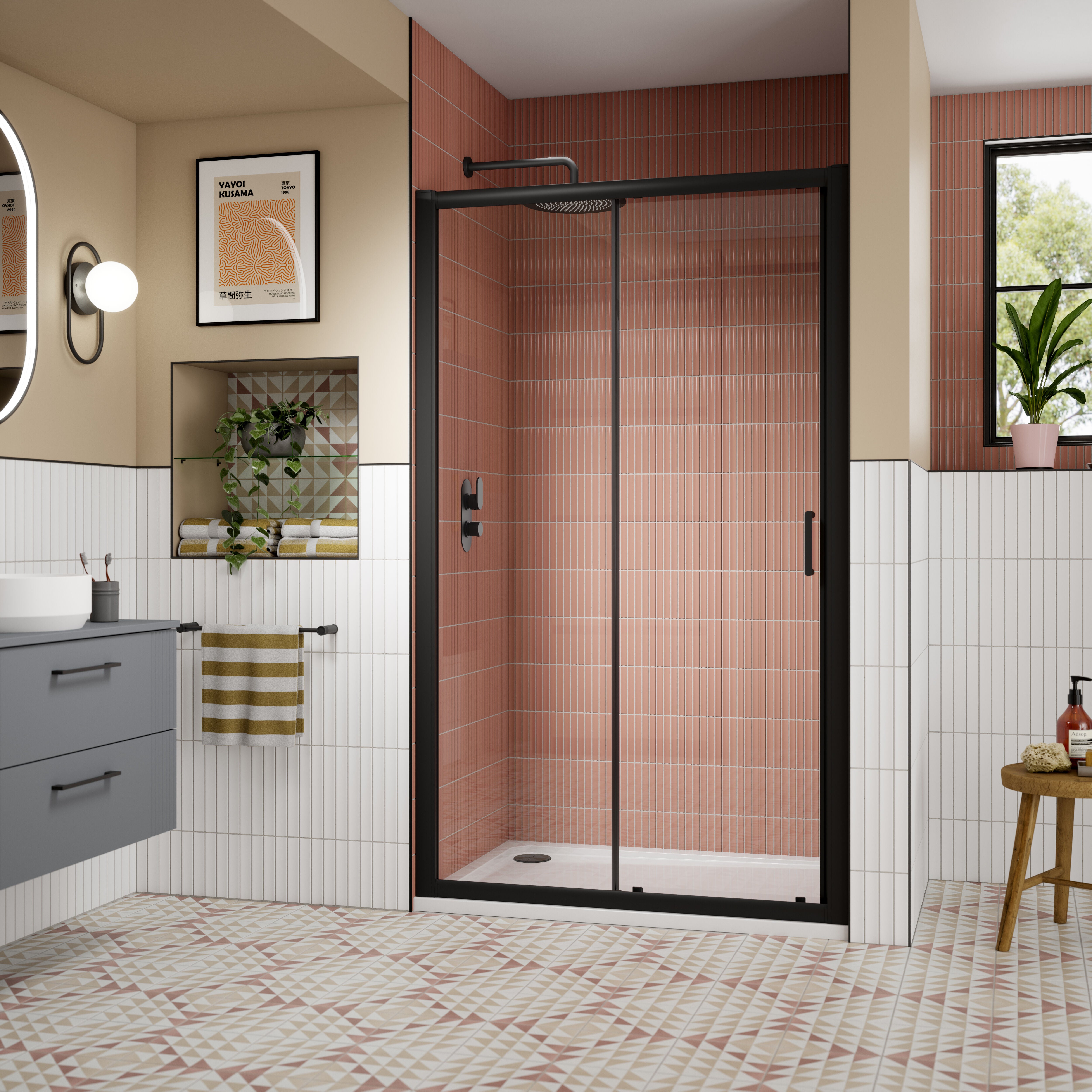 Forge 8mm Glass Sliding Shower Door
