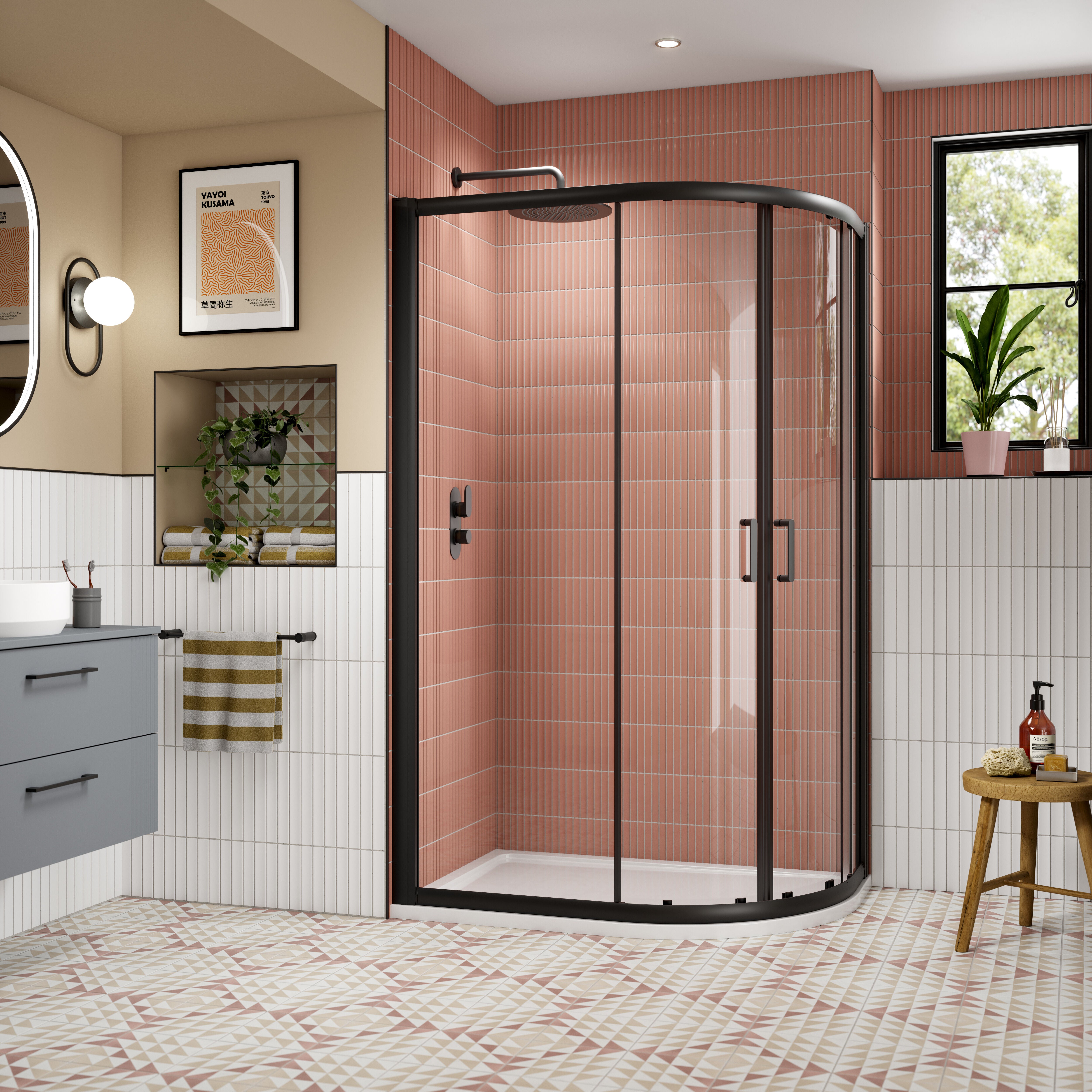 Forge 8mm Glass Offset Quadrant Shower Enclosure