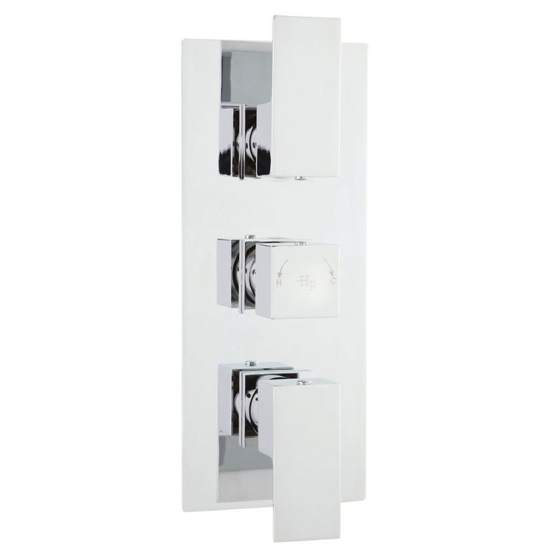 Modus 3 Outlet Thermostatic Concealed Shower Valve With Diverter - Chrome