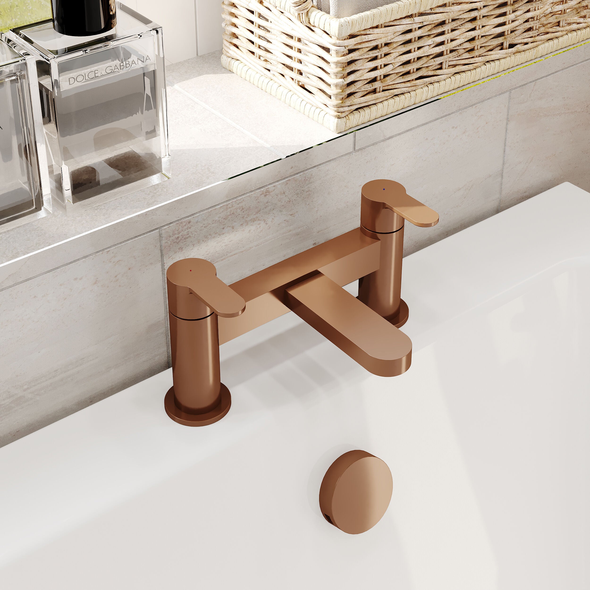 Astor Deck Mounted Bath Filler Tap