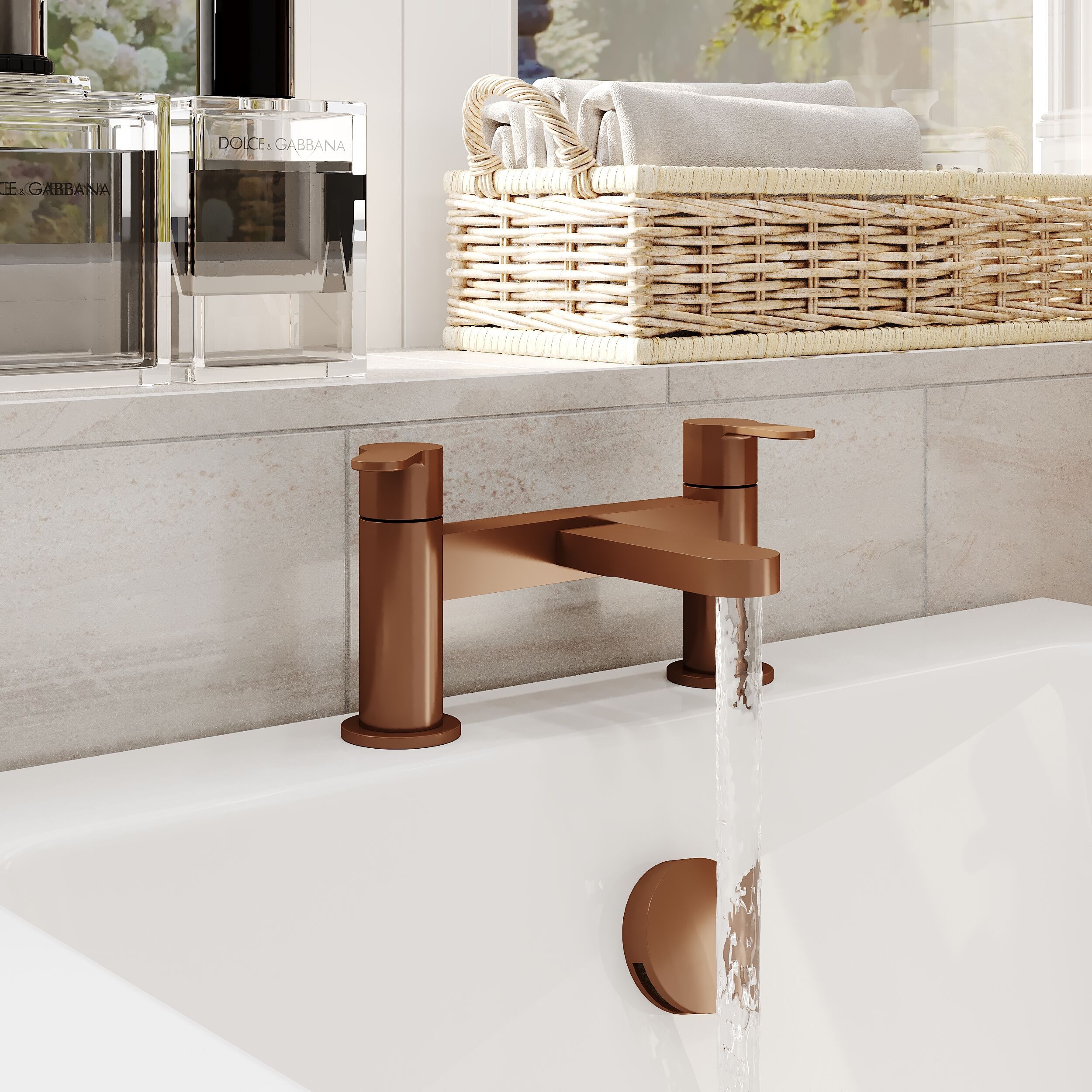 Astor Deck Mounted Bath Filler Tap