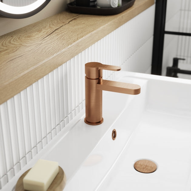 Astor Mono Basin Mixer Tap With Push Button Waste