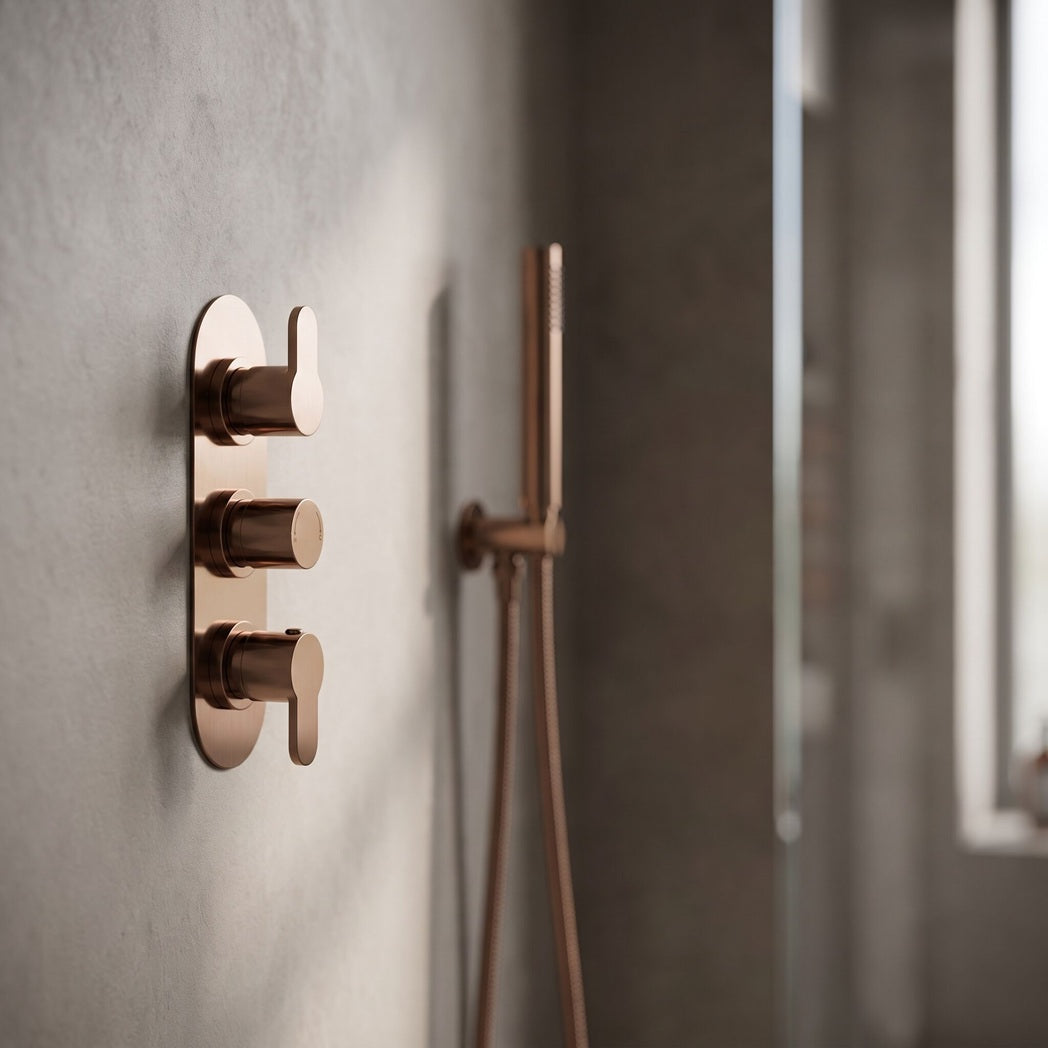 Astor Thermostatic 2 Outlet Concealed Shower Valve