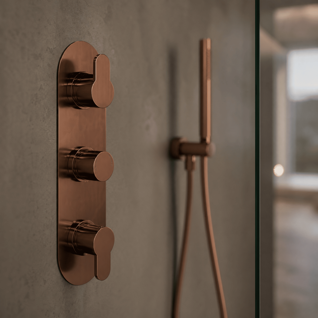 Astor 2 Outlet Thermostatic Concealed Shower Valve With Diverter