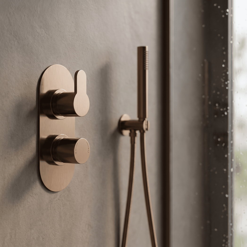 Astor Thermostatic 2 Outlet Concealed Shower Valve With Diverter