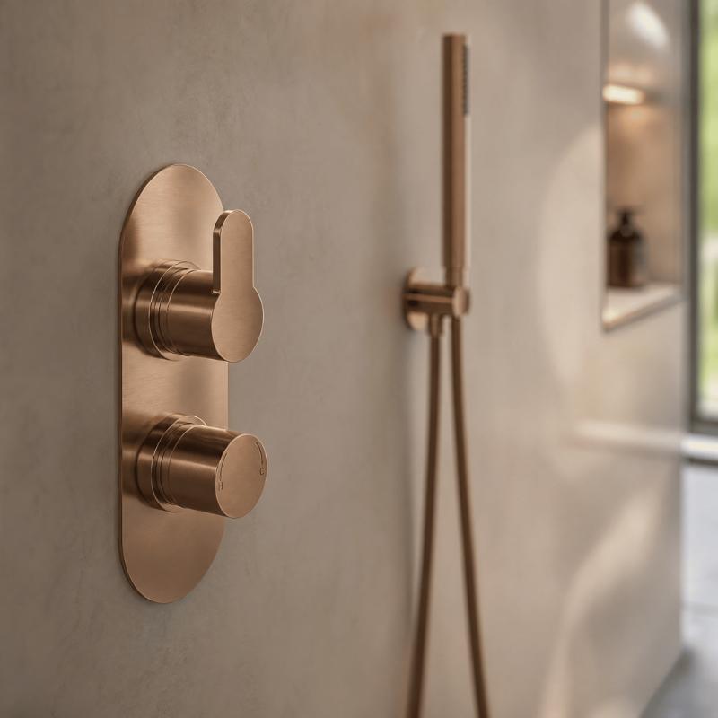 Astor Thermostatic 2 Outlet Concealed Shower Valve With Diverter