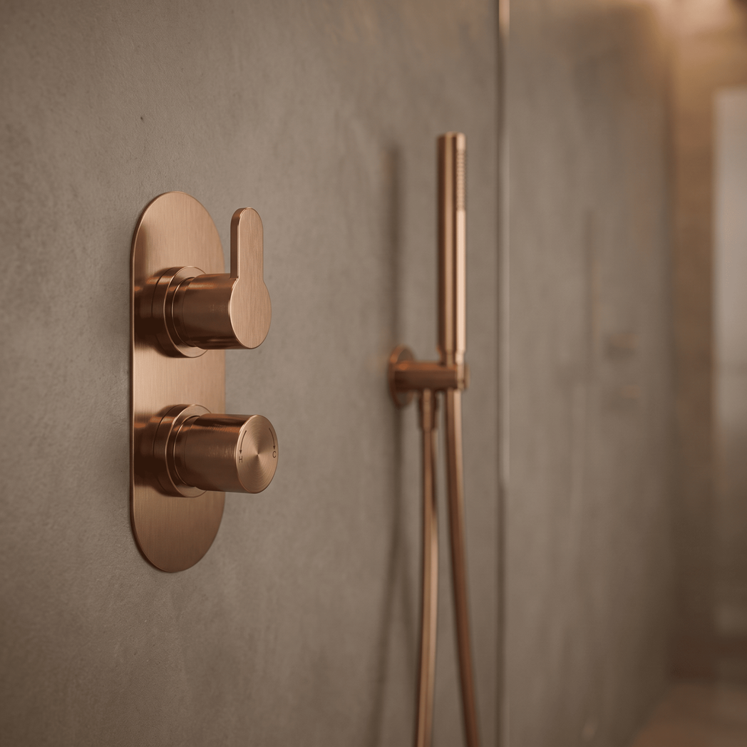 Astor Thermostatic 2 Outlet Concealed Shower Valve With Diverter