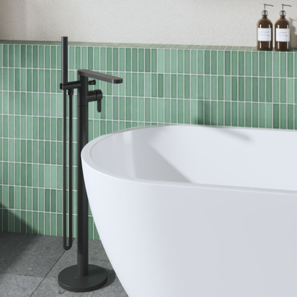 Astor Floor Mounted Bath Shower Mixer Tap With Handset