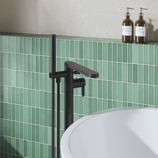 Astor Floor Mounted Bath Shower Mixer Tap With Handset