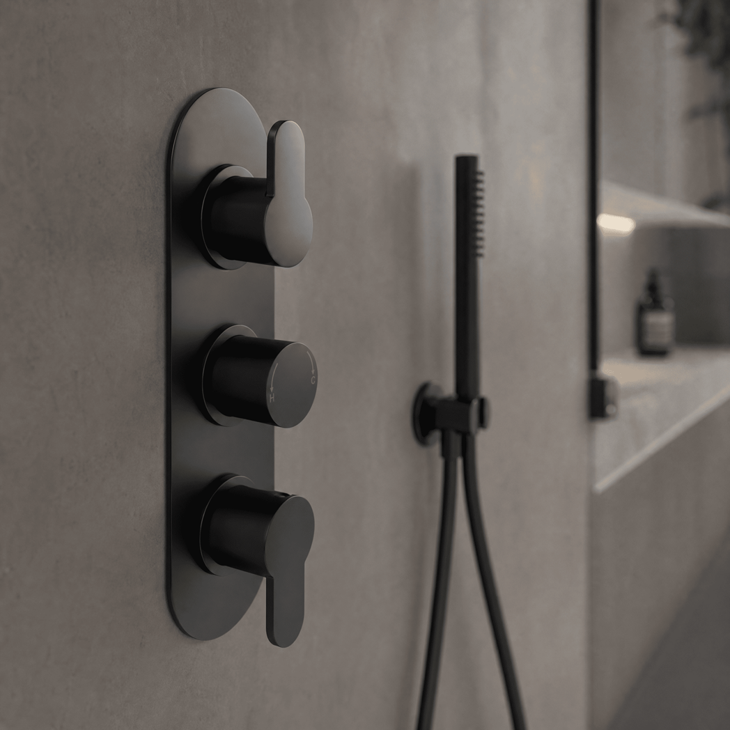 Astor 2 Outlet Thermostatic Concealed Shower Valve With Diverter
