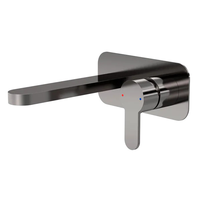 Astor 2 Hole Wall Mounted Basin Mixer Tap With Plate