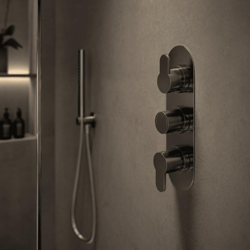 Astor Thermostatic 2 Outlet Concealed Shower Valve