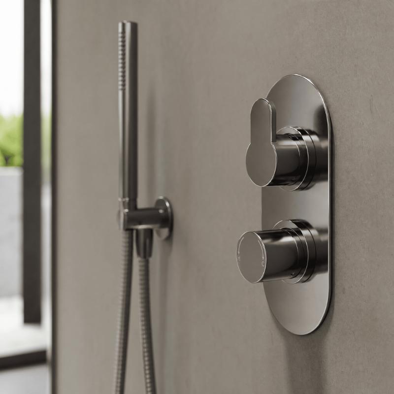 Astor Thermostatic 2 Outlet Concealed Shower Valve With Diverter