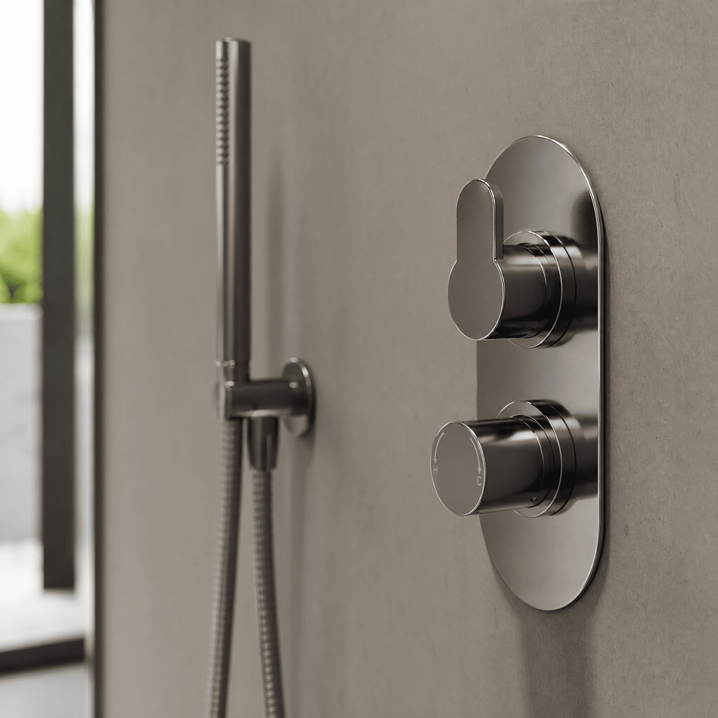 Astor Thermostatic 2 Outlet Concealed Shower Valve With Diverter