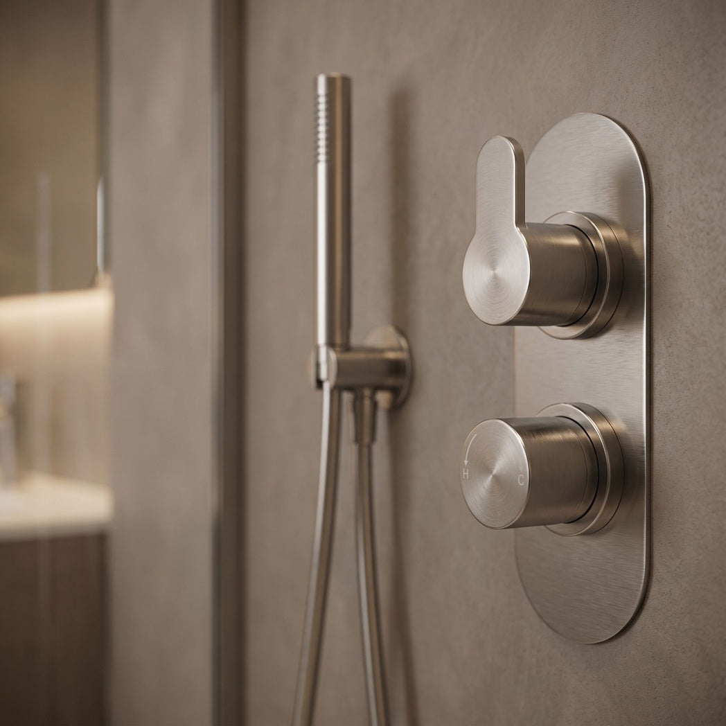 Astor Thermostatic 2 Outlet Concealed Shower Valve With Diverter