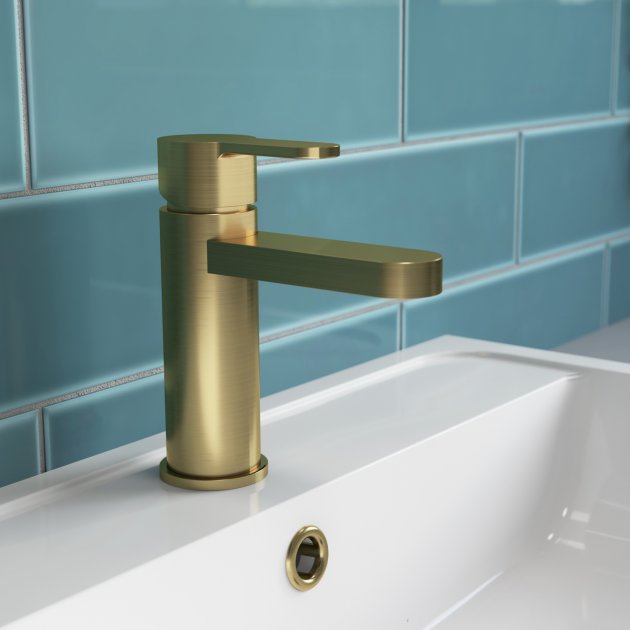 Astor Mono Basin Mixer Tap With Push Button Waste
