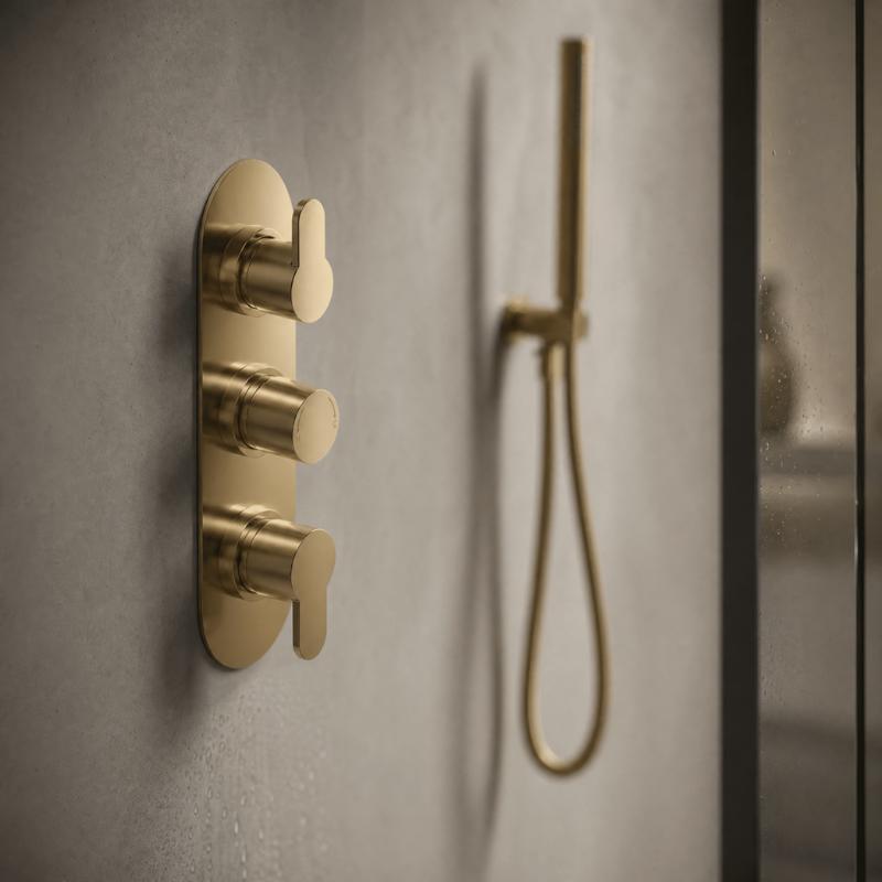 Astor Thermostatic 2 Outlet Concealed Shower Valve