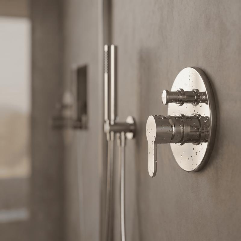 Astor Manual Shower Valve With Diverter - Chrome
