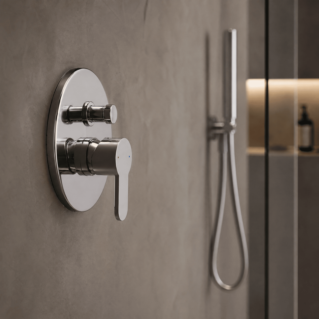 Astor Manual Shower Valve With Diverter - Chrome