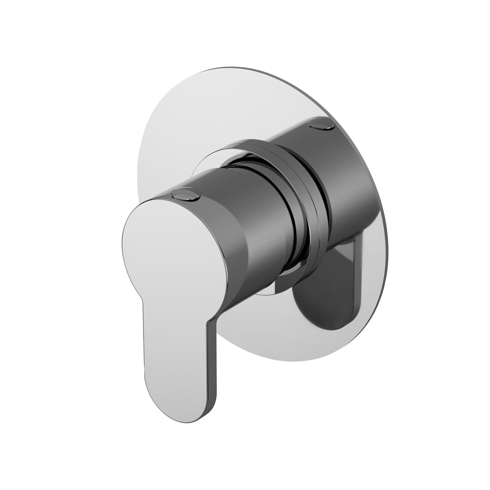 Astor Round 1 Outlet Concealed Stop Tap Shower Valve - Chrome
