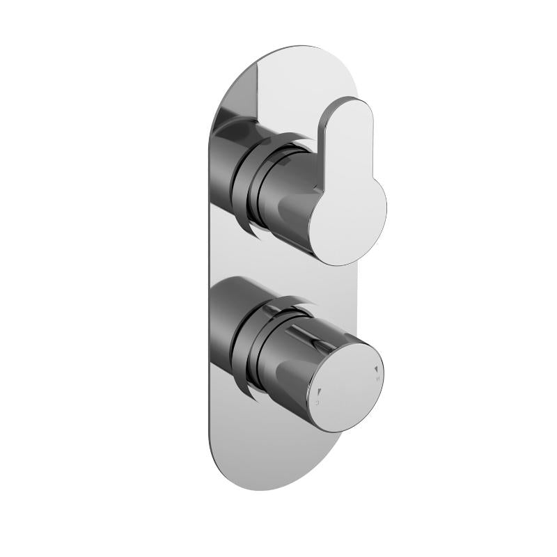 Astor Thermostatic 2 Outlet Concealed Shower Valve With Diverter