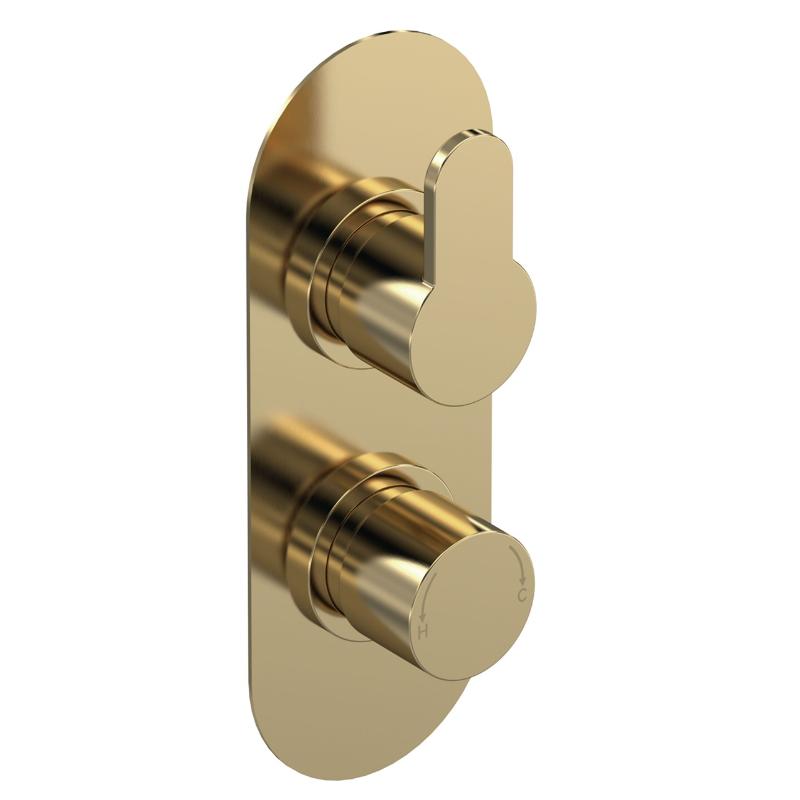 Astor Thermostatic 2 Outlet Concealed Shower Valve With Diverter