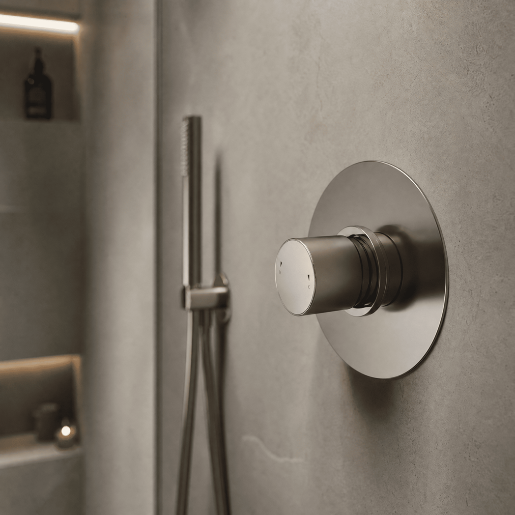 Astor 1 outlet Thermostatic Temperature Control Concealed Shower Valve - Chrome