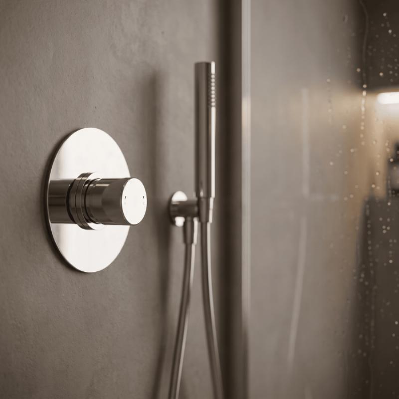 Astor 1 outlet Thermostatic Temperature Control Concealed Shower Valve - Chrome
