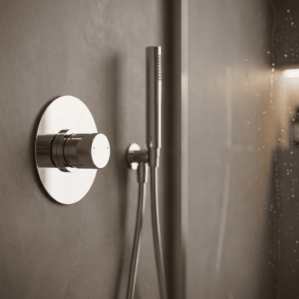 Astor 1 outlet Thermostatic Temperature Control Concealed Shower Valve - Chrome