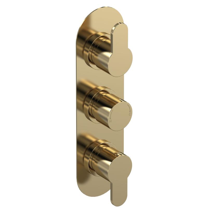 Astor Thermostatic 2 Outlet Concealed Shower Valve