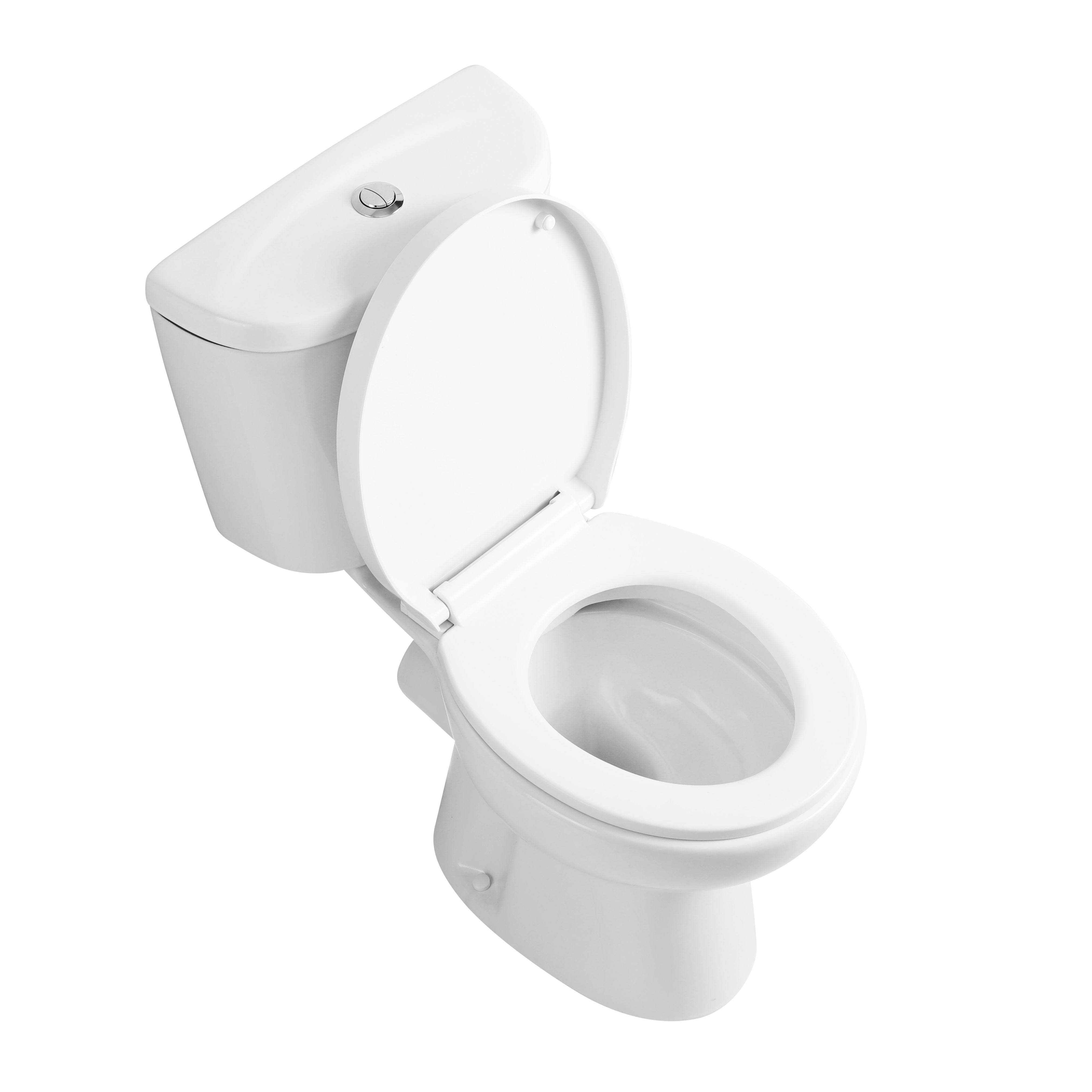 Basics Close Coupled Toilet with Soft Close Seat & Cistern - White